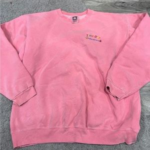 Time out pink crewneck sweatshirt size XL